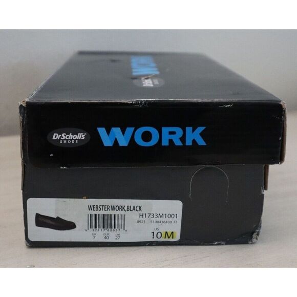 Dr. Scholl's Women's Sz 10M Black Snake Webster Work Slip-On Loafers - Picture 9 of 9